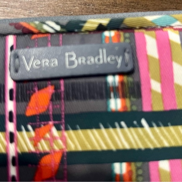 Vera Bradley Pink and Green Patterned Wallet - Picture 2 of 6